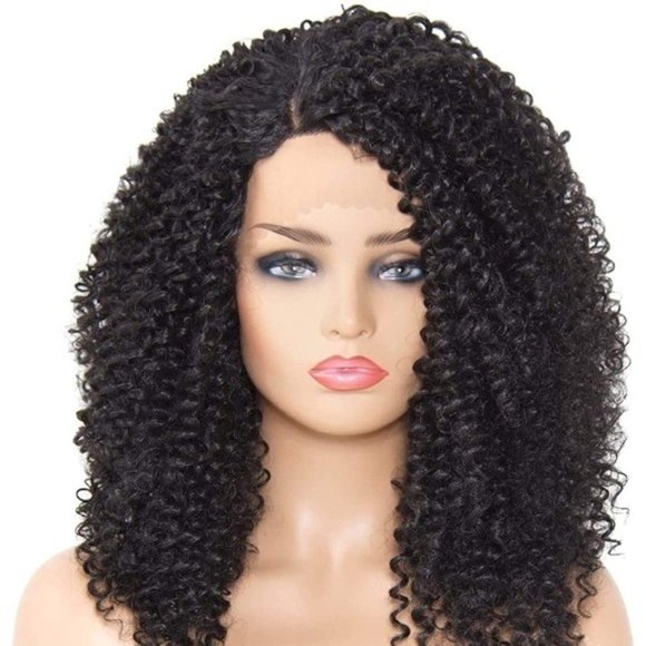 Afro kinky Curly Lace Front Wigs - Picture 1 of 5